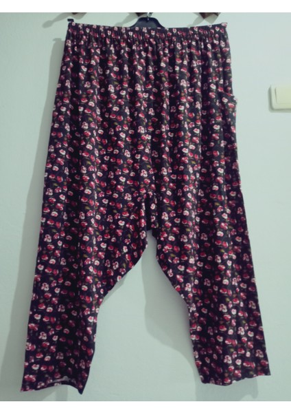 Penye Kumaş Çiçek Desenli Cepli Şalvar %100 Pamuk 38 Bedenden 100 Kiloyakadar fiyatları