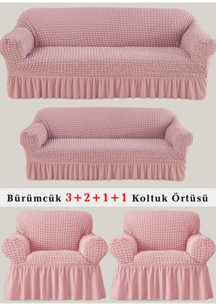 Bürümcük Koltuk Örtüsü, Kanepe, Çekyat Örtüsü, Koltuk Kılıfı 3 2 1 1 Takım