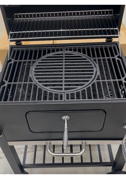 Memphis Fırınlı Mangal Ayarlanabilir Ateş Tepsili Barbekü indirimleri