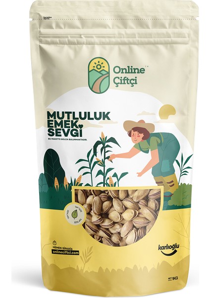 Naturel Kavrulmuş Antep Fıstığı 1Kg