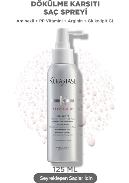 Specifique Stimuliste Dökülme Karşıtı Saç Spreyi 125 ml fiyatları