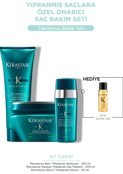 Resistance Yıpranmış Saçlara Özel Onarıcı Saç Bakım Seti