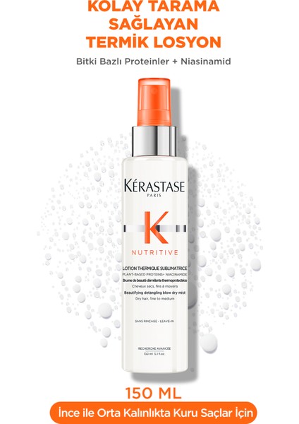 Nutritive Nutritive Lotion Thermique Kolay Tarama Sağlayan Termik Losyon 150 ml 150 ml 150 ml fiyatları