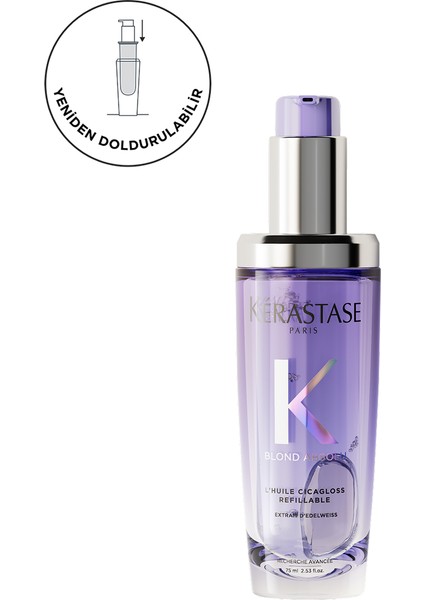 Blond Absolu L'huile Cicagloss Sarı Saçlar Için Saç Bakım Yağı 75 ml