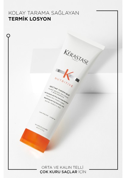 Nutritive Nutritive Nectar Thermique Elektriklenme Önleyici Termik Saç Sütü 150 ml