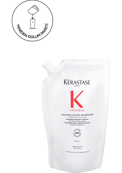 Premiere Première Bain Decalcifiant Reparateur Yıpranmış Saçlar Için Onarım Sağlayan Şampuan 500 ml 500 ml