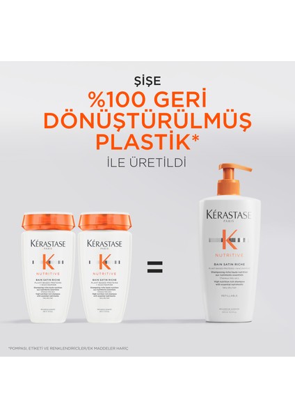 Nutritive Bain Satin Riche Yoğun Nemlendirici Şampuan 500 ml