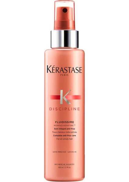 Discipline Spray Fluidissime Isıya Karşı Koruyan Ve Pürüzsüzlük Veren Elektriklenme Karşıtı Sprey 150 ml 150 ml