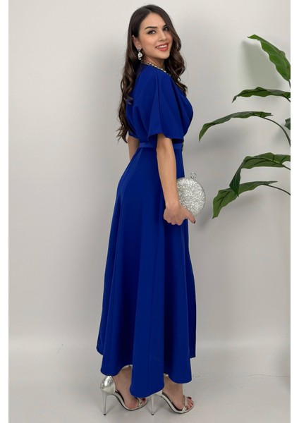 Alora Kadın Kemer Detaylı Şık Lacivert Elbise – Özel Günler Için Zarafet fırsatları