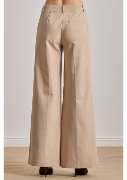 Cepli Bej Gabardin Pantolon