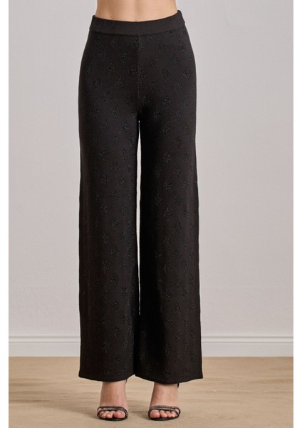 Günlük Giyim Siyah Triko Pantolon modelleri