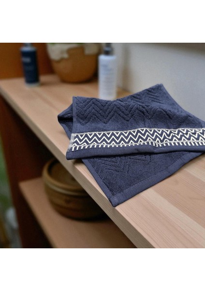 %100 Pamuk Zigzag El Havlusu (30X50 Cm) modelleri