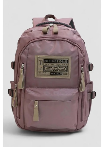 Tablet ve Laptop Bölmeli Çok Cepli Su Geçirmez Okul Çantası Lise ve Ortaokul