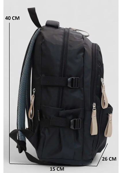 Tablet ve Laptop Bölmeli Çok Cepli Su Geçirmez Okul Çantası Lise ve Ortaokul modelleri
