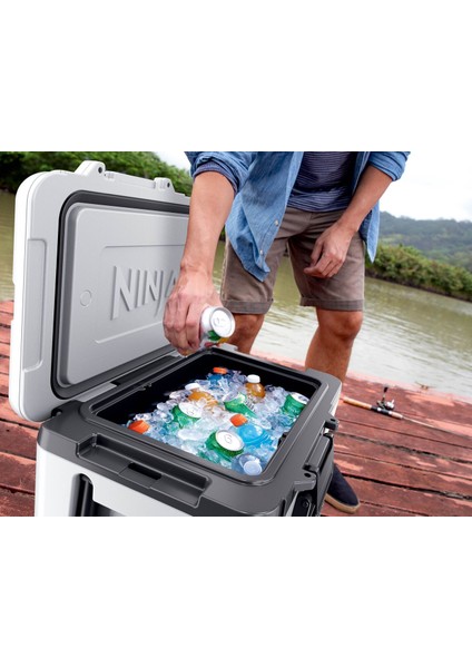 frostvault Tekerlekli Cooler 42 Litre - Beyaz indirimleri