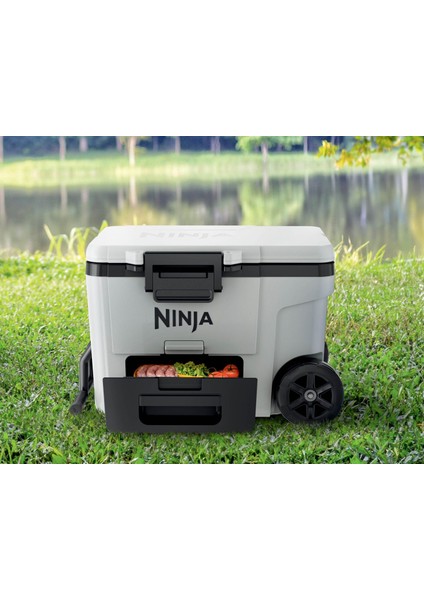 frostvault Tekerlekli Cooler 42 Litre - Beyaz