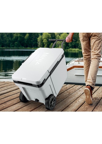frostvault Tekerlekli Cooler 42 Litre - Beyaz