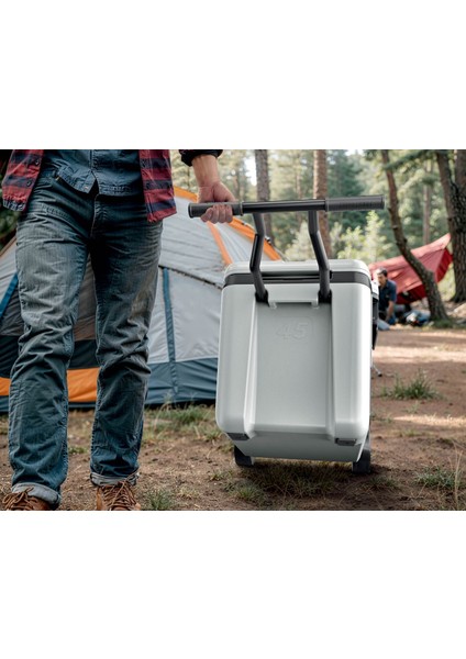 frostvault Tekerlekli Cooler 42 Litre - Beyaz