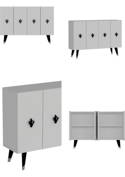 8166KM-32CT Konsol,kahve Köşesi,ayakkabılık,ofis Evrak Dolabı,mutfak Kiler Dolabı-Bsg