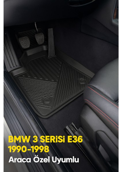 Bmw 3 Serisi 1990–1998 E36 Araca Özel 3D Havuzlu Paspas modelleri