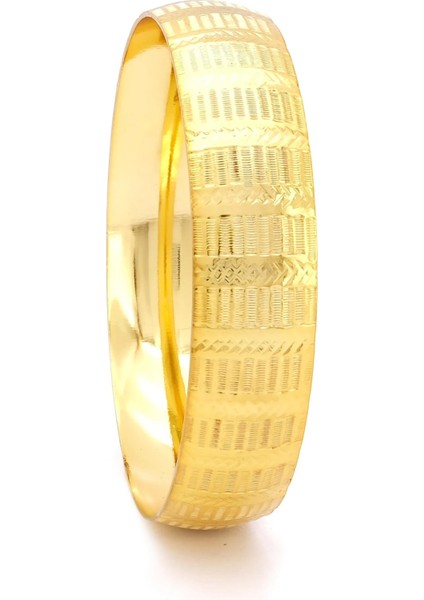 altın kaplama desenli bılezık-blz-3112