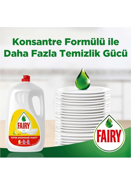 Fairy Süper Ekonomik Paket Limon Kokulu Sıvı Bulaşık Deterjanı 2500 ml fiyatları