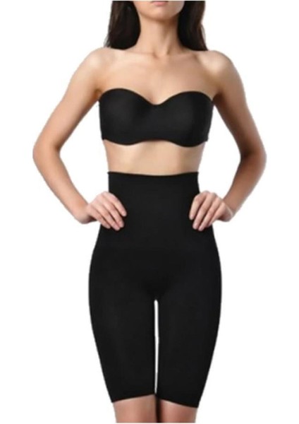 Popo Kaldıran 1beden Küçülten Silikon Belli Yüksek Bel Uzun Korse Paçalı Esnek Dikişsiz Şekillendire indirimleri