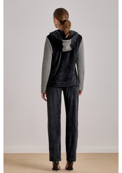 Günlük Giyim Siyah Kadife Pantolon fiyatları