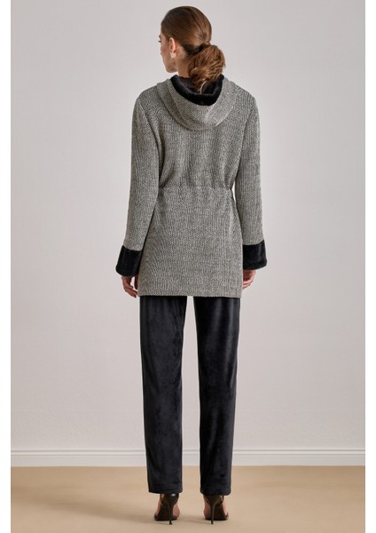 Günlük Giyim Siyah Kadife Pantolon