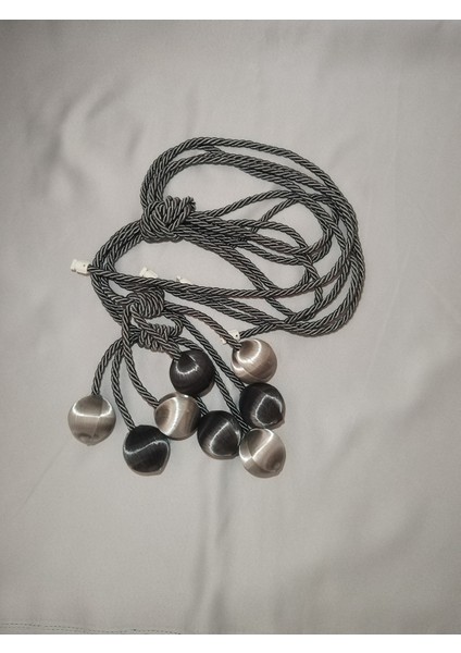 Modern Sarım 4 Toplu Braçol Kornişe Takmatik Ipli Tavan Perde Aksesuarı 1 Adet