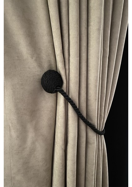 Tül ve Fon Perde Mıknatıslı Toplama Aparatı Perde Aksesuarı Siyah fiyatları