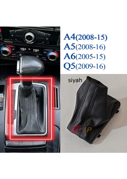 Audi A5 Otomatik Vites Deri Körük -Audi A5 Stronic Vites Tozluk