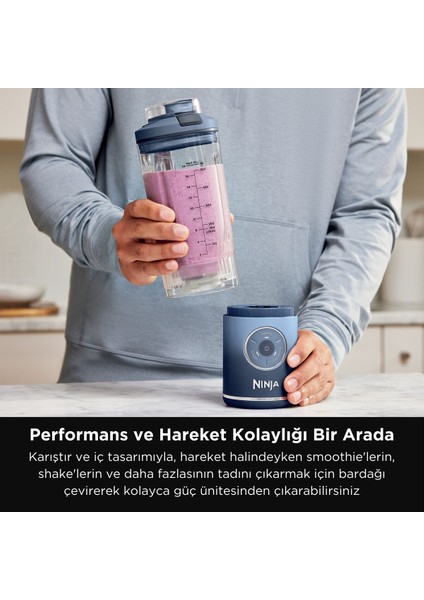 blast Max Taşınabilir Blender - Mavi indirimleri