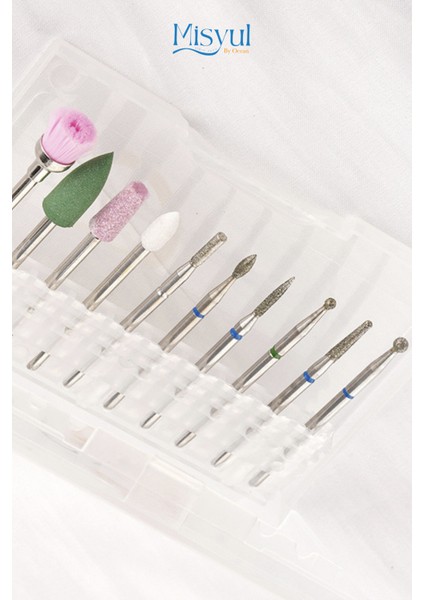 Freze Ucu Seti, Manikür Pedikür Freze Ucu 10'lu Kutulu Set modelleri