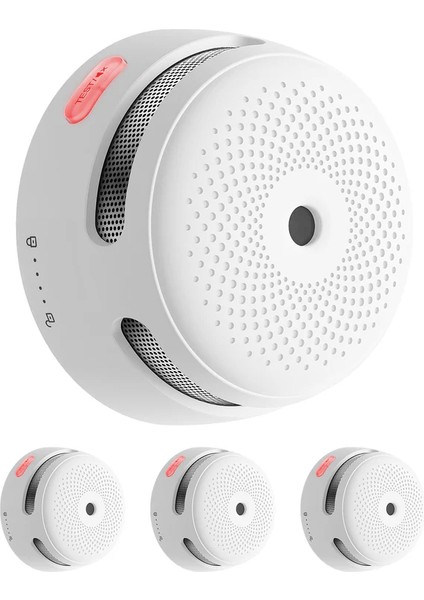X-Sense Akıllı Duman Dedektörü (3x XS01-M + SBS50), SBS50 Baz Istasyonu Ile, Wi-Fi Duman Alarmı, X-Sense Ev Güvenlik Uygulaması ile Uyumlu, Kablosuz Bağlantılı Mini Yangın Alarmı, Model FS31 fiyatları