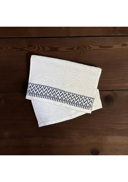 %100 Pamuk Zigzag El Havlusu (30X50 Cm) fiyatları