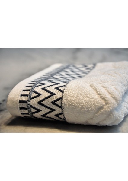 %100 Pamuk Zigzag El Havlusu (30X50 Cm) modelleri