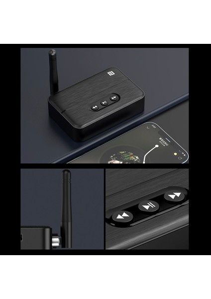 Nfc Bluetooth 5.4 Ses Alıcısı – Aux & Rca Bağlantı, Type-C Güç, Usb’den Müzik Çalma, Araç & Ev Hoparlör/amfi Için Kablosuz Ses Adaptörü, Hi-Fi Stereo, 10M Çekim Mesafesi M60 fırsatları