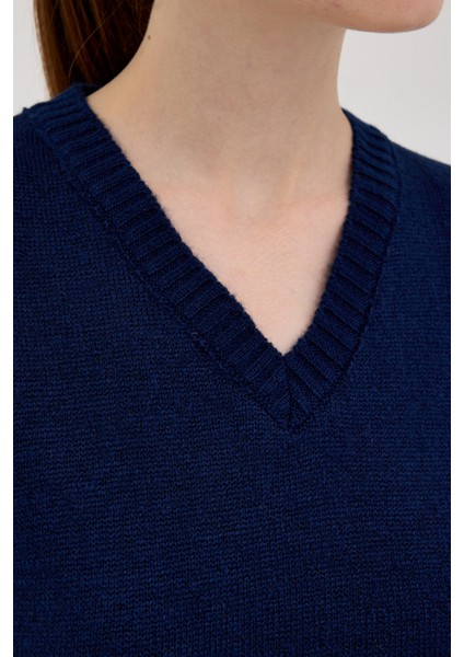 Laci Oversize V Yaka Kadın Süveter 2292 fırsatları