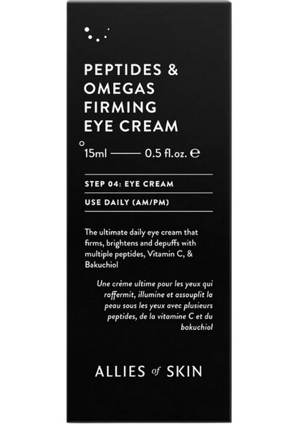 Allıes Of Skın Peptitler ve Omegalar Sıkılaştırıcı Göz Kremi 15ML,LÜKS Göz Çevresi Bakımı fiyatları