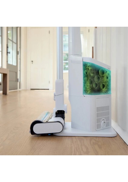 Clean & Empty Auto-Empty Sistemli Şarjlı Dikey Süpürge 1,3 L fırsatları