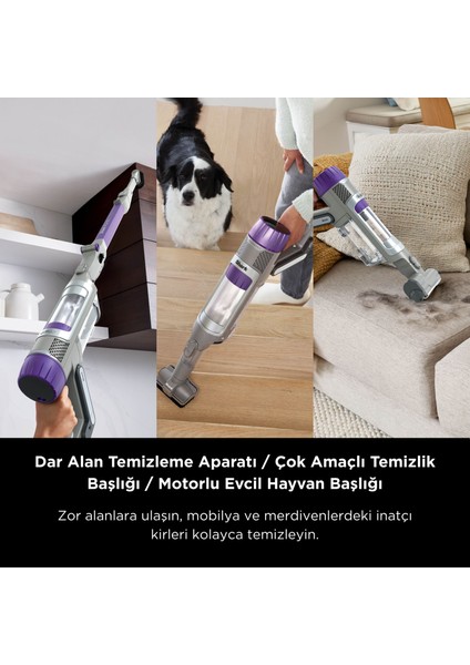 Powerdetect Turbo Başlıklı Şarjlı Dikey Süpürge