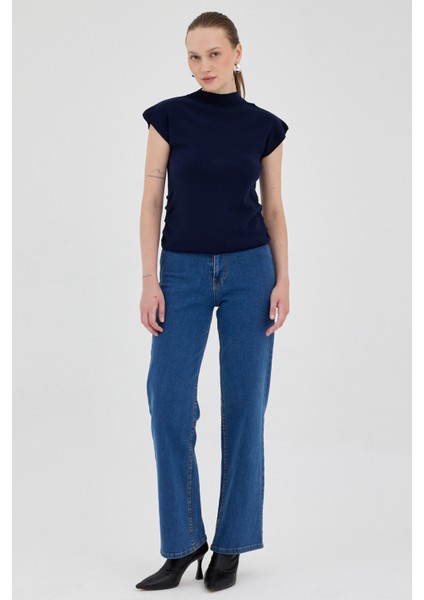 Laci Yanları Büzgülü Triko Bluz 2306 modelleri