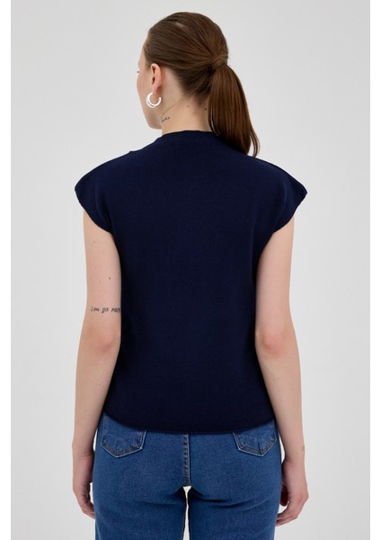 Laci Yanları Büzgülü Triko Bluz 2306 indirimleri