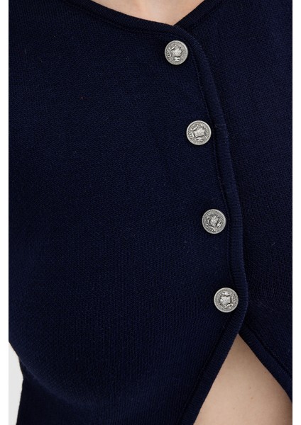 Laci Düğmeli Triko Kadın Yelek 2275 fırsatları