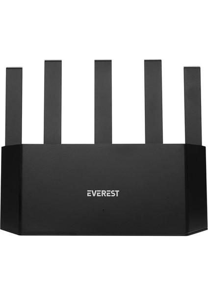 Everest EWR-X3000MBPS-V1 X3000MBPS Dualband 5*6dbi 1 Wan Port + 3 Lan Port Wi-Fi 6 Wisp+Ap+Repeater Destekli Kablosuz Wifi Router