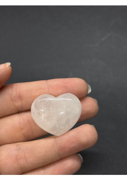 Kristal Kuvars Kalp Palmstone Doğaltaş modelleri