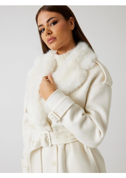 Ella Kadın Çok Renkli Yün Karışımlı Kaban 5BGL027125A-MCML