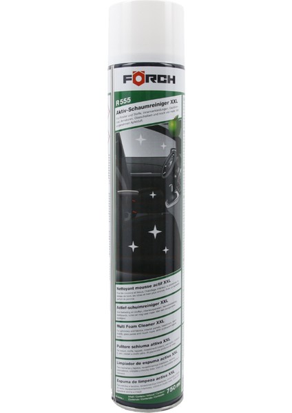 R555 Multi Köpük Temizleyici Xxl – Aktif Araç Içi Temizleyici 750ML