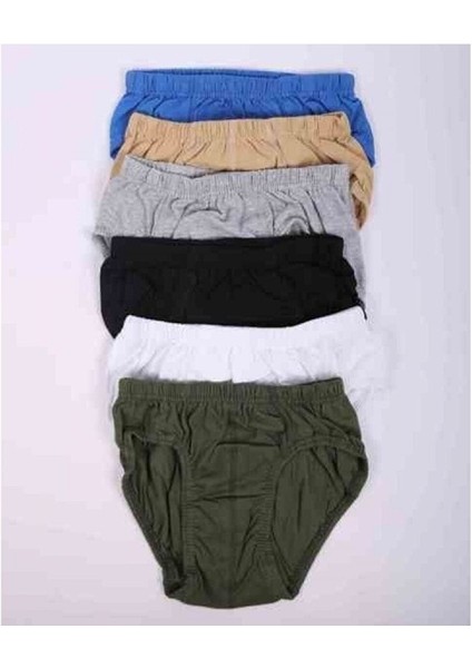 SEC0037 Seher Yıldızı Erkek Çocuk Kom Slip Külot 6'lı Eko Paket